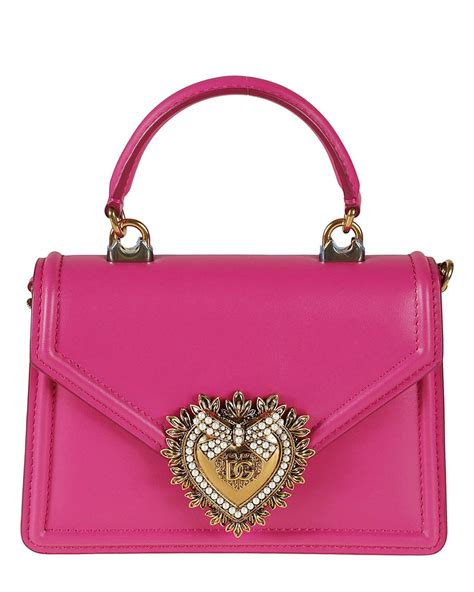 pink bag dolce gabbana|dolce and gabbana pink purse.